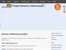 Tablet Screenshot of prenajomkaravanov.sk